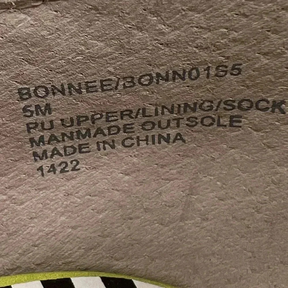 Betsey Johnson NEW Women 5M Floral Green High Heel Platform Pumps Lace Up Ribbon - Picture 10 of 15